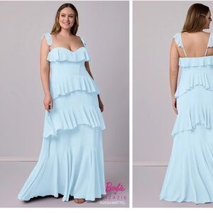 Azazie Barbie 1025 Sky Blue dress